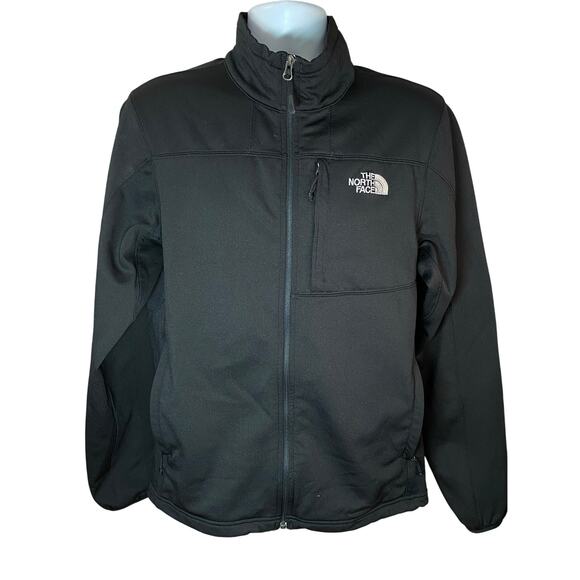 The North Face Full Zip Jacket Men’s Size Medium Red Black Outdoor Layer - Picture 1 of 10